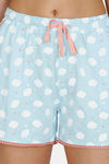 Zivame Three Musketeers Cotton Shorts Set - Blue — thumbnail 6