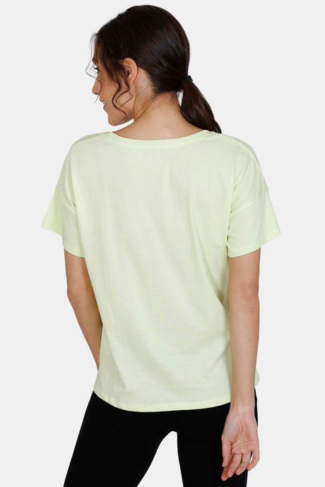 Zivame Checkered Cotton Top - Green — image 3