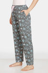 Zivame Doodle Cotton Pyjama - Gargoyle — thumbnail 2