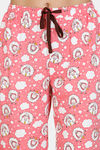 Zivame Crazy Farm Cotton Pyjama Set - Pink Green — thumbnail 6