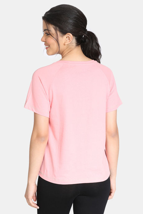 Zivame Sleepy Owl Cotton Top - Pink — image 3
