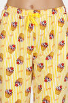 Zivame Sweet Treats Cotton Pyjama Set - Yellow — thumbnail 6