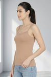 Zivame Knit Cotton Camisole - Skin — thumbnail 4