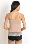 Zivame Cotton Spandex Camisole - Skin — thumbnail 3