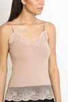 Zivame Cotton Spandex Camisole - Skin — thumbnail 4