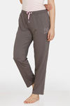 Zivame Queen Bee Antiviral Finish Cotton Pyjama - Grey — thumbnail 2