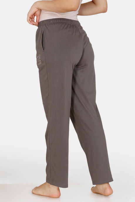 Zivame Queen Bee Antiviral Finish Cotton Pyjama - Grey — image 3