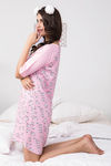 Zivame Crazy Sheep Cotton Short Length Nightdress - Pink — thumbnail 2