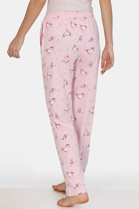 Zivame Crazy Farm Cotton Pyjama - Pink — image 3