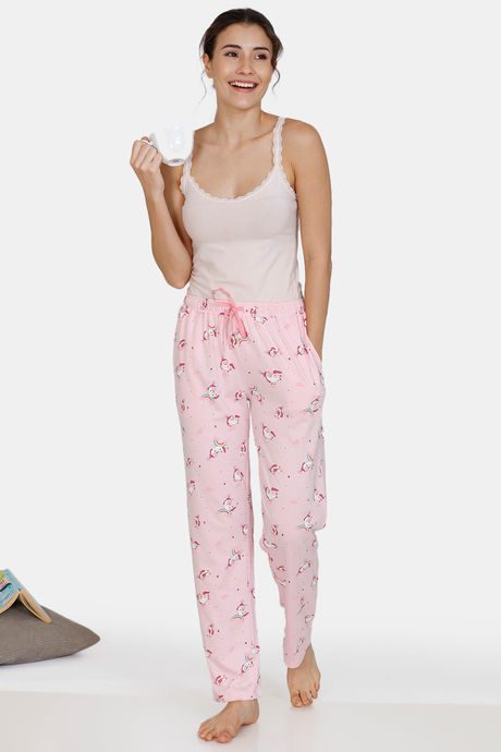 Zivame Crazy Farm Cotton Pyjama - Pink — image 4