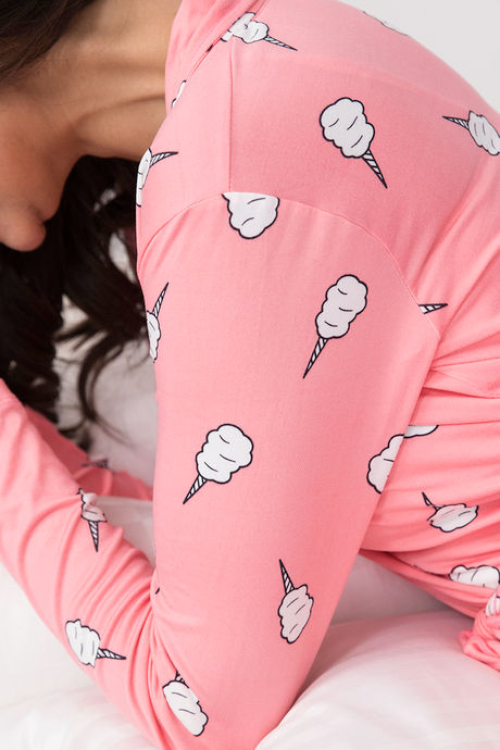Zivame Candyland Butter-Soft Poly Knit Short Length Robe - Pink — image 5
