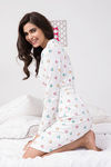 Zivame Candyland Butter-Soft Poly Knit Short Length Robe - White — thumbnail 3