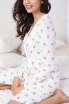 Zivame Candyland Butter-Soft Poly Knit Short Length Robe - White — thumbnail 5