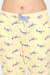 Zivame My Besties Cotton Pyjama Set - Pastel Yellow — thumbnail 6