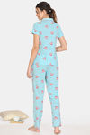 Zivame My Besties Cotton Pyjama Set - Plume — thumbnail 3