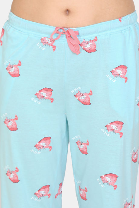 Zivame My Besties Cotton Pyjama Set - Plume — image 6