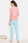 Zivame My Besties Cotton Pyjama Set - Plume — thumbnail 3