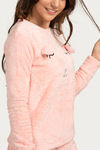 Zivame Nap Queen Fur Polyester Top - Pink — thumbnail 5