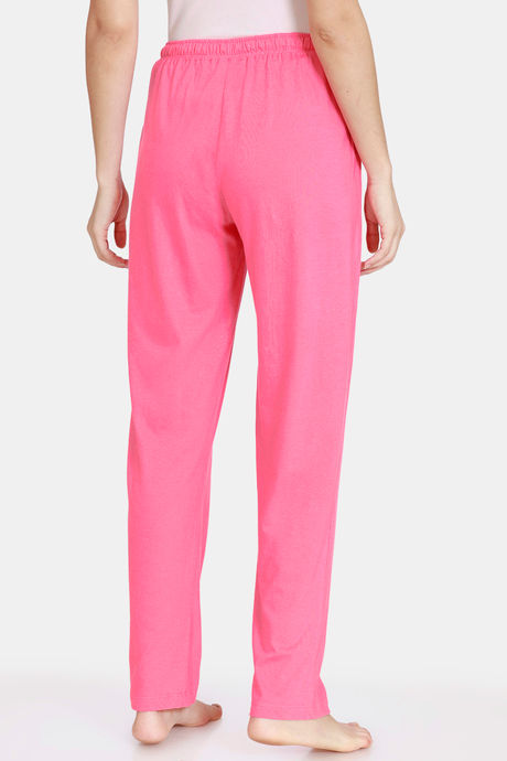 Zivame Pretty Floral Cotton Pyjama -Pink Lemonade — image 3