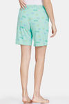 Zivame Her World Knit Cotton Shorts - Ice Green — thumbnail 3