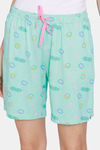 Zivame Her World Knit Cotton Shorts - Ice Green — thumbnail 5