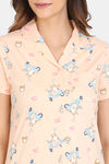 Zivame Her World Cotton Mid Length Nightdress - Bellini — thumbnail 5