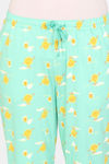 Zivame Happy Flock Knit Cotton Pyjama - Spring Bud — thumbnail 5