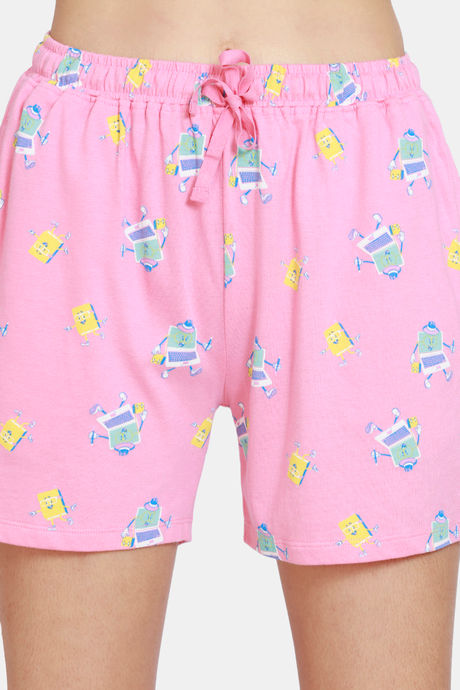 Zivame Happy Flock Cotton Shorts Set — image 6