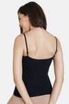 Zivame Girls Knit Cotton Camisole - Anthracite — thumbnail 3