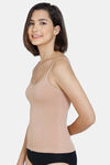 Zivame Girls Knit Cotton Camisole - Roebuck — thumbnail 2