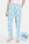 Zivame Reindeer Knit Cotton Pyjama - Plume — thumbnail 1