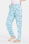 Zivame Reindeer Knit Cotton Pyjama - Plume — thumbnail 2