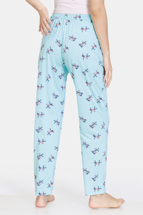 Zivame Reindeer Knit Cotton Pyjama - Plume — image 3