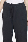 Zivame Fleece Marl Knit Cotton Pyjama With Soft Brushed Back - Anthracite — thumbnail 5