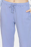 Zivame Cozy Ribbed 2 Top & 1 Bottom Loungewear Set - Tempest — thumbnail 12