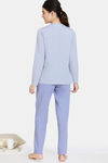 Zivame Cozy Ribbed 2 Top & 1 Bottom Loungewear Set - Tempest — thumbnail 4