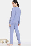 Zivame Cozy Ribbed 2 Top & 1 Bottom Loungewear Set - Tempest — thumbnail 9