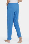 Zivame Dark Floral Knit Poly Pyjama - Riviera — thumbnail 3