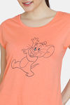 Zivame Tom & Jerry Anniversary Knit Shorts Set - Coral Quartz — thumbnail 5
