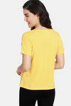 Zivame Tom & Jerry Anniversary Knit Cotton Top - Banana — thumbnail 3
