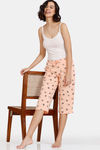 Zivame Nuts For U Knit Cotton Pyjama - Salmon — thumbnail 4