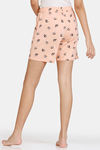 Zivame Nuts For U Knit Cotton Shorts - Salmon — thumbnail 3