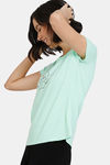 Zivame Nuts For U Knit Cotton Top - Green Ash — thumbnail 2