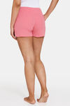 Zivame Cozy Heathers Knit Poly Shorts - Mauveglow — thumbnail 3