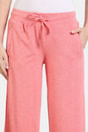 Zivame Lounge Knit Viscose Pyjama - Salmon — thumbnail 5