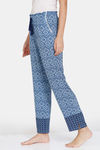 Zivame Batik Bae Knit Pyjama - Medieval Blue — thumbnail 2