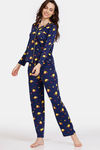 Zivame Fruggies Knit Poly Pyjama Set - Medieval Blue — thumbnail 2