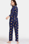 Zivame Fruggies Knit Poly Pyjama Set - Medieval Blue — thumbnail 3
