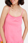 Zivame Bloched Bloom Woven Shorts Set - Solar Power — thumbnail 6