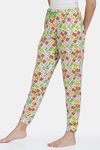 Zivame Zodiac Cotton Knit Cotton Pyjama - Egret — thumbnail 2